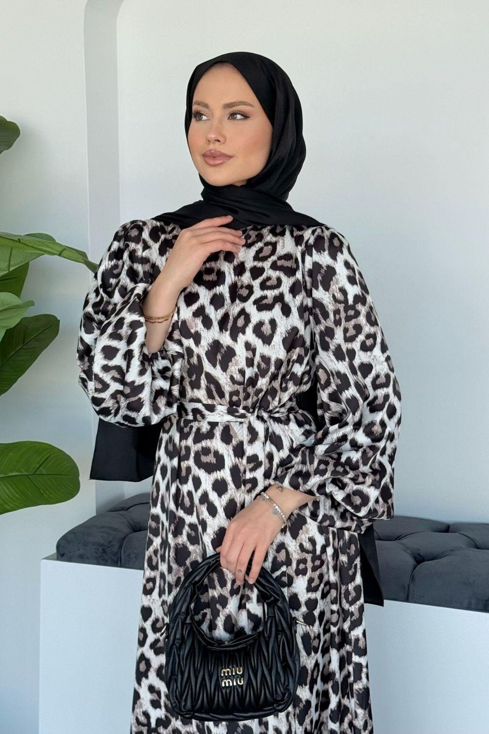 Robe satinée Premium Royal Navy