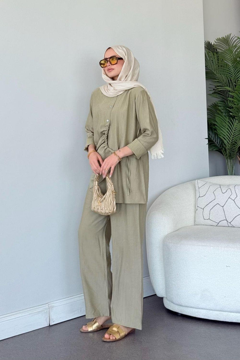 👗 طقم ARYA – قميص وبنطال