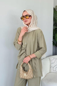 👗 طقم ARYA – قميص وبنطال