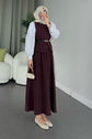 3 PİECES OUTFIT ;  Gilet, Jupe, Ceinture