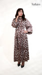 Robe Satinée Premium Léopard
