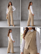 3 PİECES OUTFIT ;  Gilet, Pantalon , Ceinture