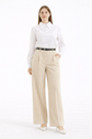 Pantalon classique à jambes larges (Kava)