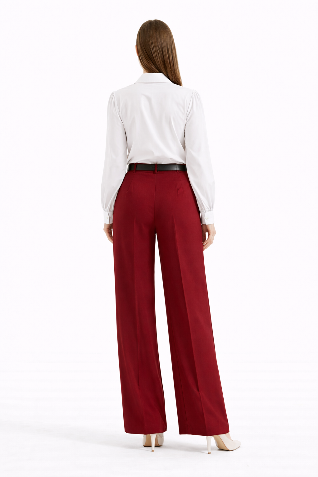Pantalon classique à jambes larges (Kava)