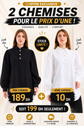 Chemise Classique + Haifa (189+10 dh)