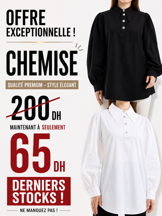 Chemise classique Haifa 99dh - Derniers stocks