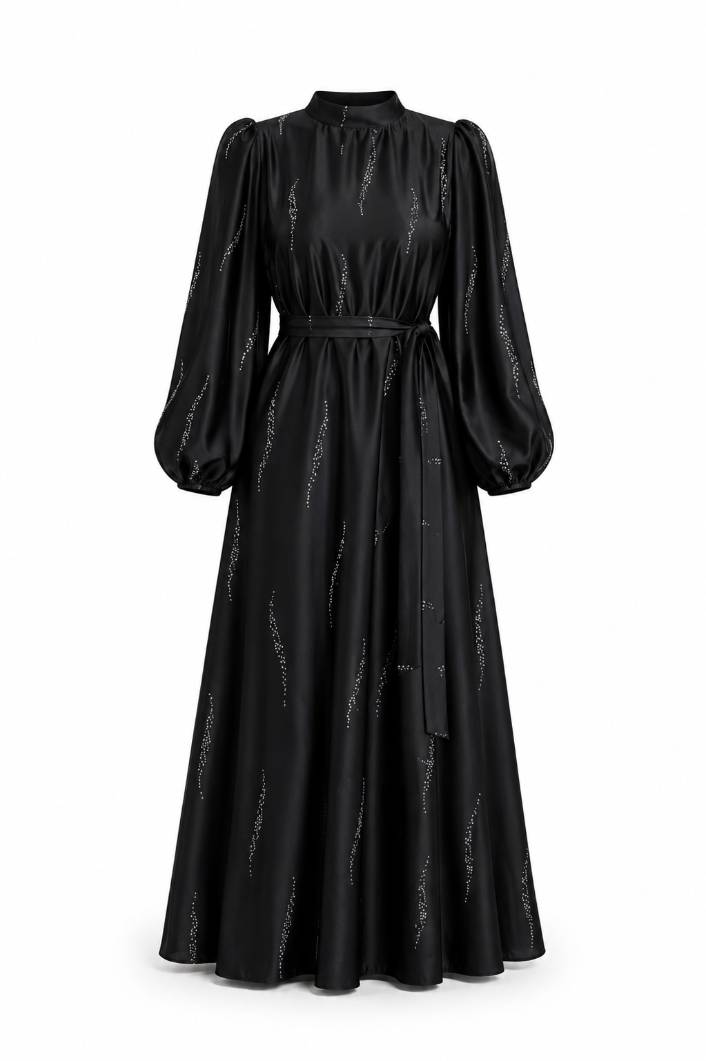 Robe satinée Premium Royal Black