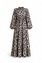 Robe Satinée Premium Léopard