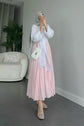 Chemise mi-longue avec ceinture
