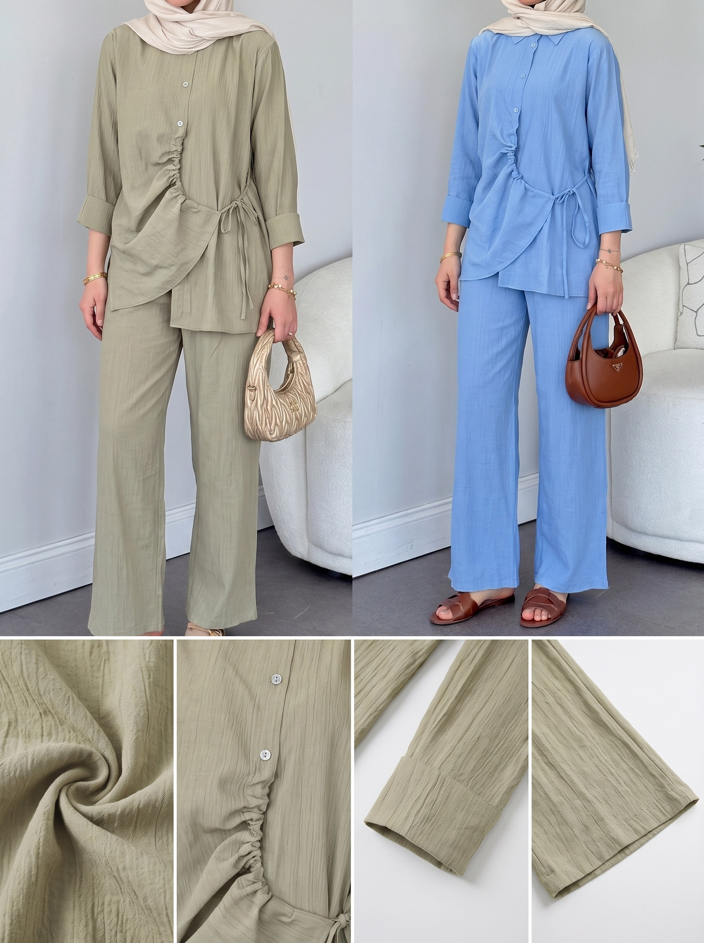 Ensemble ARYA – Chemise et pantalon