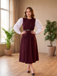 3 PİECES OUTFIT ;  Gilet, Jupe, Ceinture