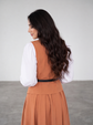 3 PİECES OUTFIT ;  Gilet, Jupe, Ceinture
